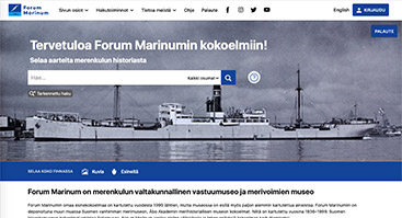 forum-marinum.finna.fi screenshot